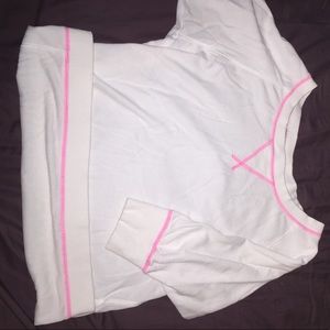 vintage VS crop sleeve sweater